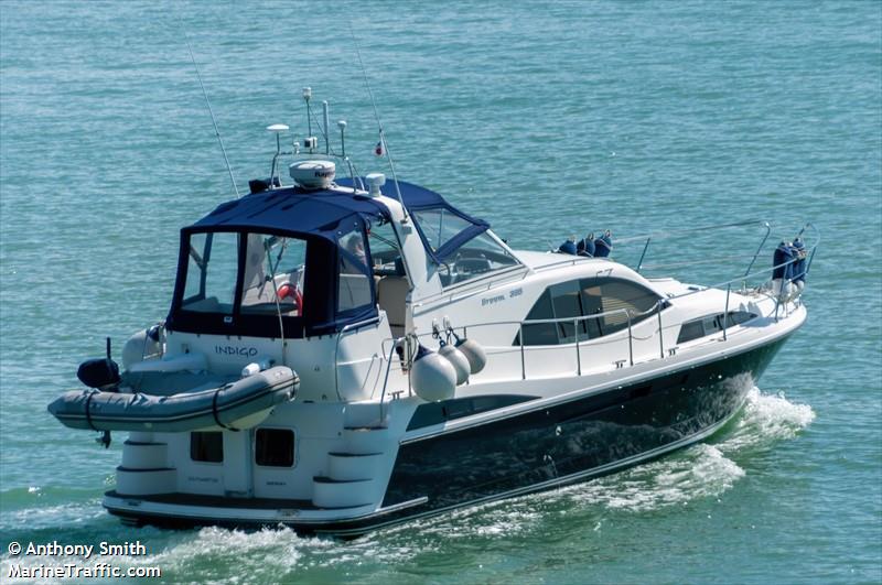 indigo (Pleasure craft) - IMO , MMSI 235066456, Call Sign 2BIS4 under the flag of United Kingdom (UK)