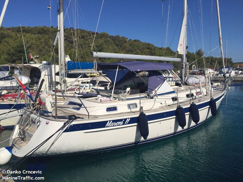 mareni 2 (Sailing vessel) - IMO , MMSI 238129440, Call Sign 9A2361 under the flag of Croatia