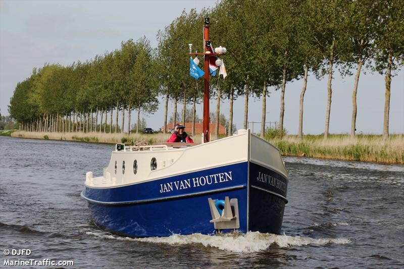 jan van houten (Pleasure craft) - IMO , MMSI 244670817, Call Sign PH3313 under the flag of Netherlands