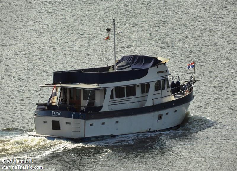 thetis (Pleasure craft) - IMO , MMSI 244820351, Call Sign PD2309 under the flag of Netherlands