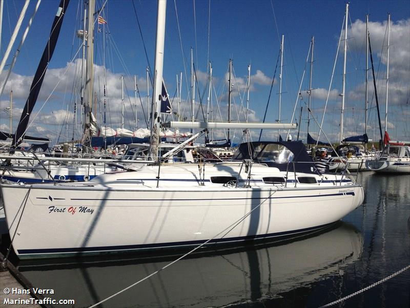 first of may (Sailing vessel) - IMO , MMSI 244820780, Call Sign PG4043 under the flag of Netherlands
