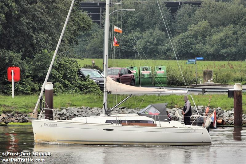 de vormt (Sailing vessel) - IMO , MMSI 244860130, Call Sign PB6940 under the flag of Netherlands