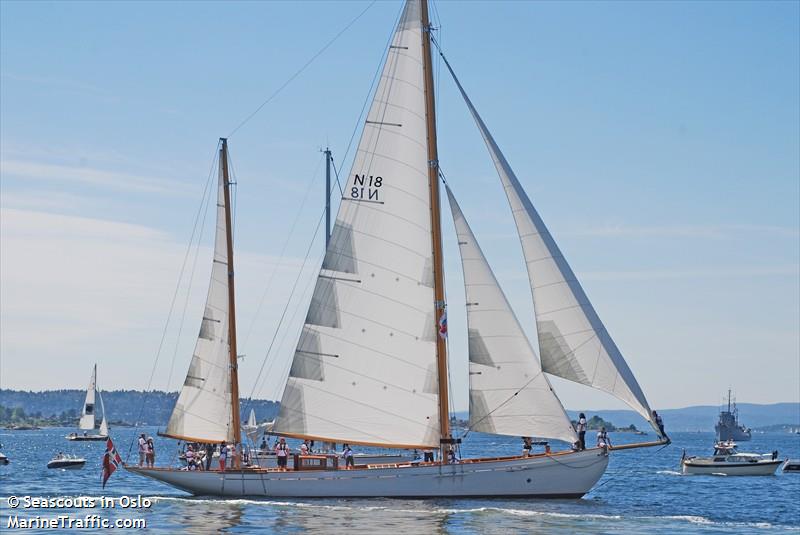 sy mohawk ii (Sailing vessel) - IMO , MMSI 257052500, Call Sign LFDN under the flag of Norway