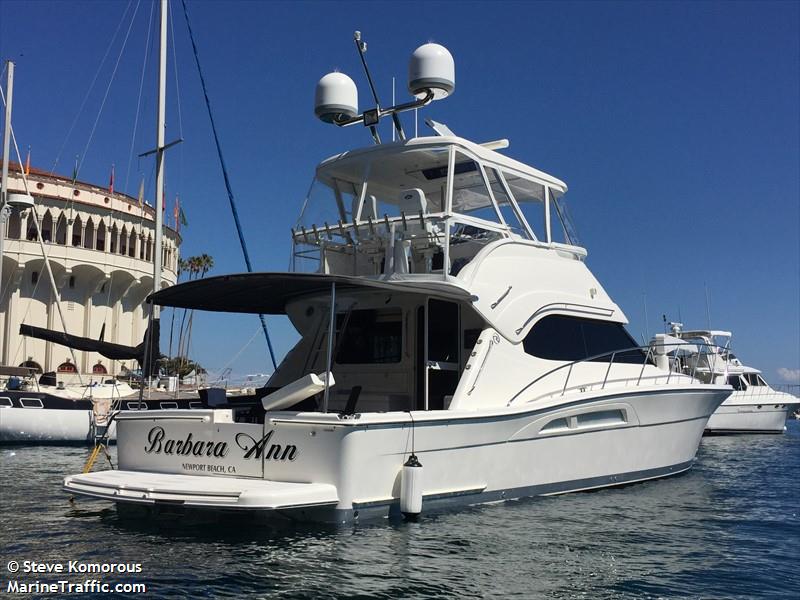 barbara ann (Pleasure craft) - IMO , MMSI 338215013, Call Sign KB6FW under the flag of USA