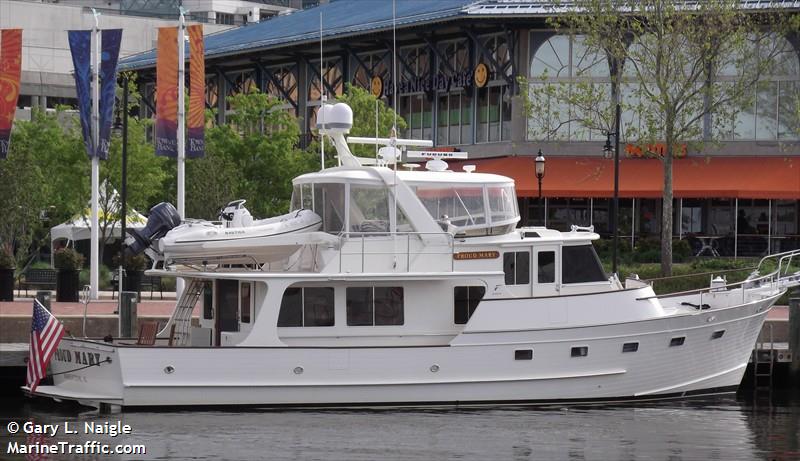 proud mary (Pleasure craft) - IMO , MMSI 367544850 under the flag of United States (USA)