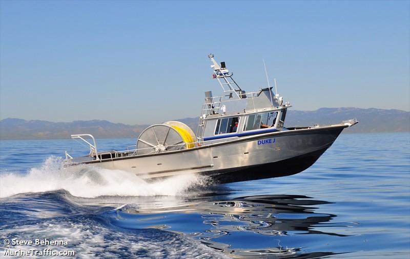 duke j (Fishing vessel) - IMO , MMSI 367576240, Call Sign WDG8318 under the flag of United States (USA)