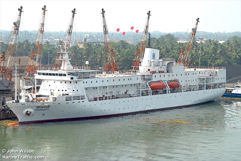 mv kavaratti (Passenger/General Cargo Ship) - IMO 9238260, MMSI 419073500, Call Sign AUBZ under the flag of India