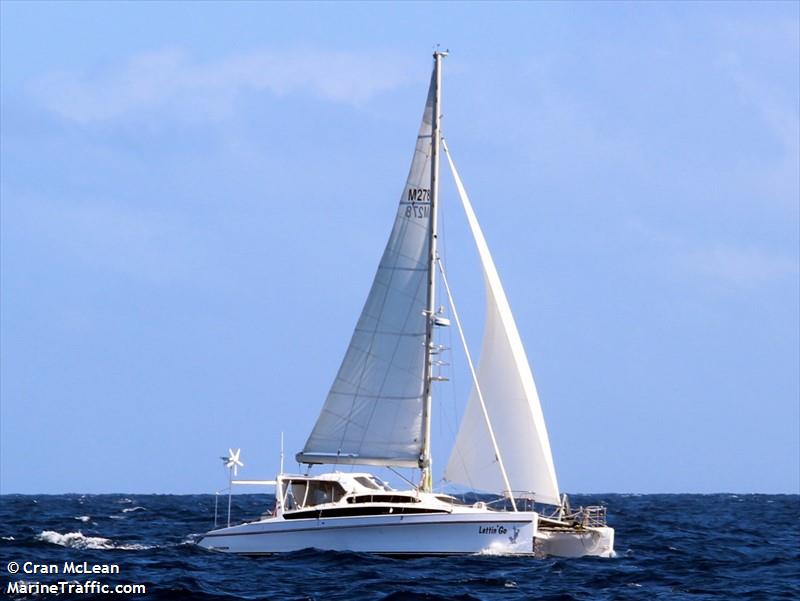 lettin go (Sailing vessel) - IMO , MMSI 503316700, Call Sign VMQ9201 under the flag of Australia