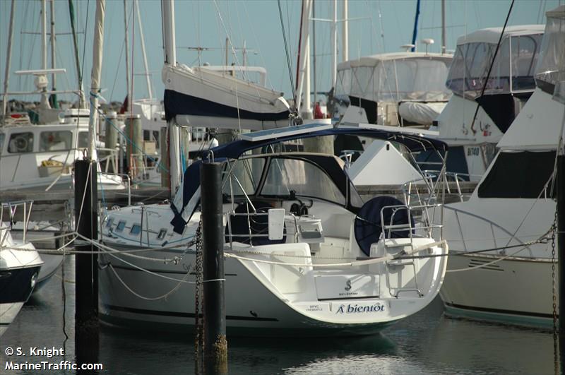 a bientot (Sailing vessel) - IMO , MMSI 503496800, Call Sign VJN3875 under the flag of Australia