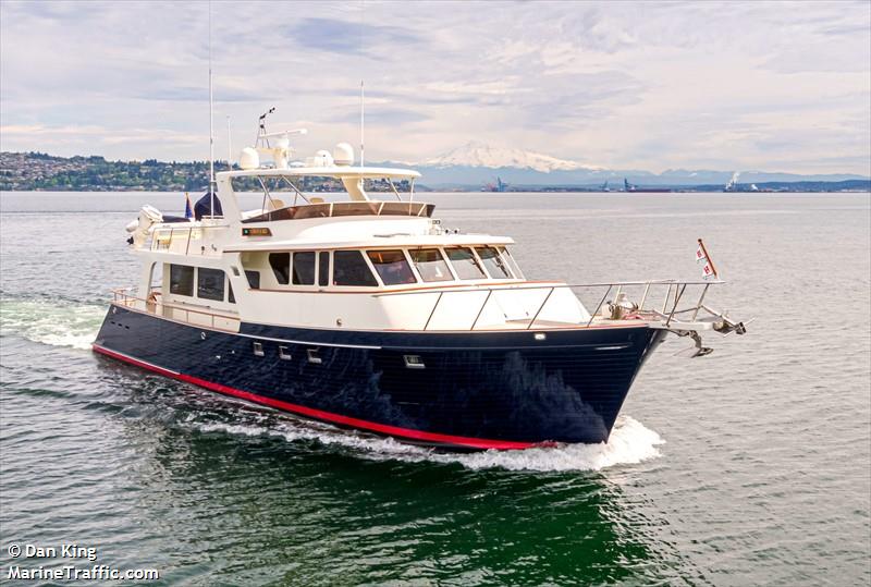 nordfjord (Pleasure craft) - IMO , MMSI 538070729, Call Sign V7UD2 under the flag of Marshall Islands