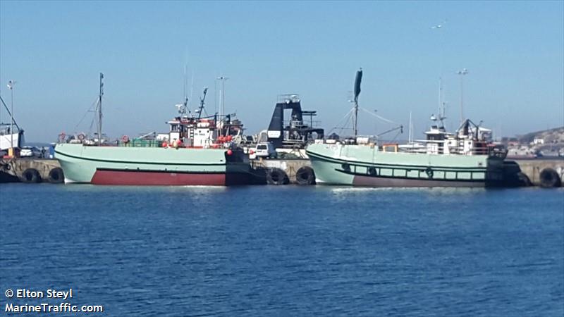 intini (Fishing vessel) - IMO , MMSI 601565000, Call Sign ZR 7803 under the flag of South Africa