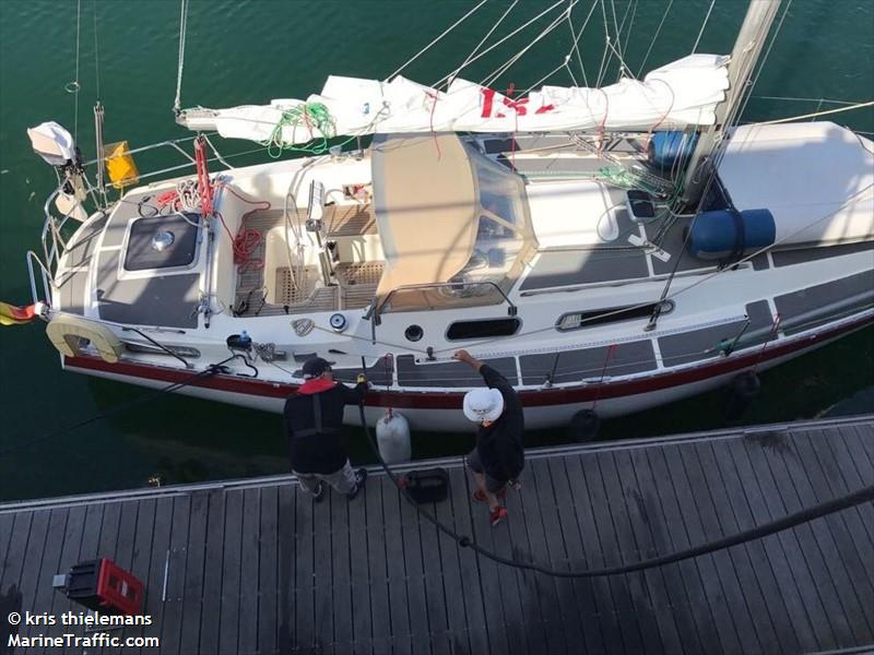 red rush (Sailing vessel) - IMO , MMSI 205996600, Call Sign OS9966 under the flag of Belgium