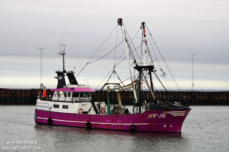 katharine hv16 (Fishing vessel) - IMO , MMSI 219000617, Call Sign OZUL under the flag of Denmark