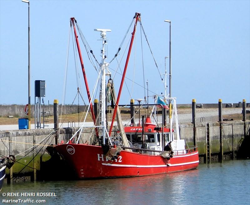 hv42 janni (Fishing vessel) - IMO , MMSI 219013708, Call Sign OU 7573 under the flag of Denmark