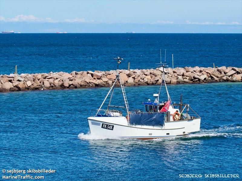 marie fn 548 (Fishing vessel) - IMO , MMSI 219022342, Call Sign OX.2949 under the flag of Denmark