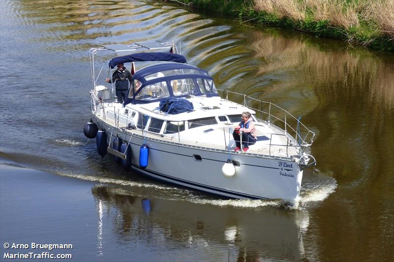 dlivet (Pleasure craft) - IMO , MMSI 219023574, Call Sign XPH2512 under the flag of Denmark