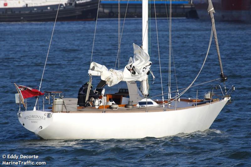windrunner (Sailing vessel) - IMO , MMSI 232023158, Call Sign MFPV9 under the flag of United Kingdom (UK)