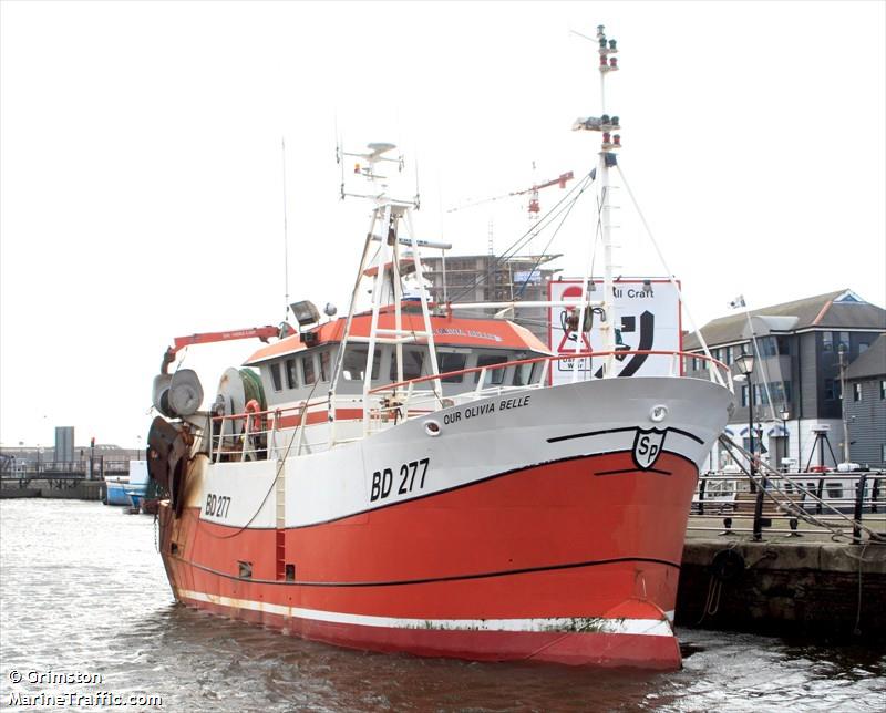 our olivia belle (Fishing vessel) - IMO , MMSI 235032237, Call Sign MLBL5 under the flag of United Kingdom (UK)