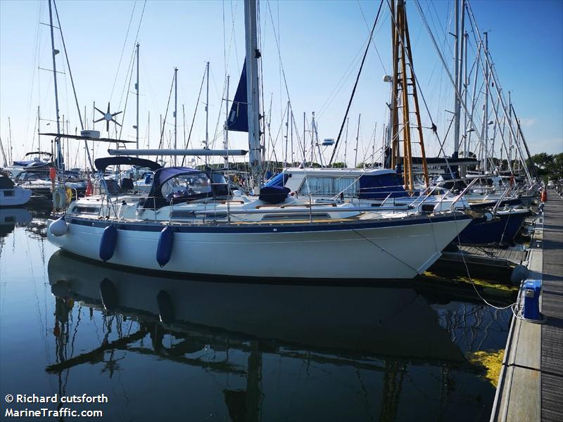 justine gabrielle (Sailing vessel) - IMO , MMSI 235067924, Call Sign 2BOJ9 under the flag of United Kingdom (UK)