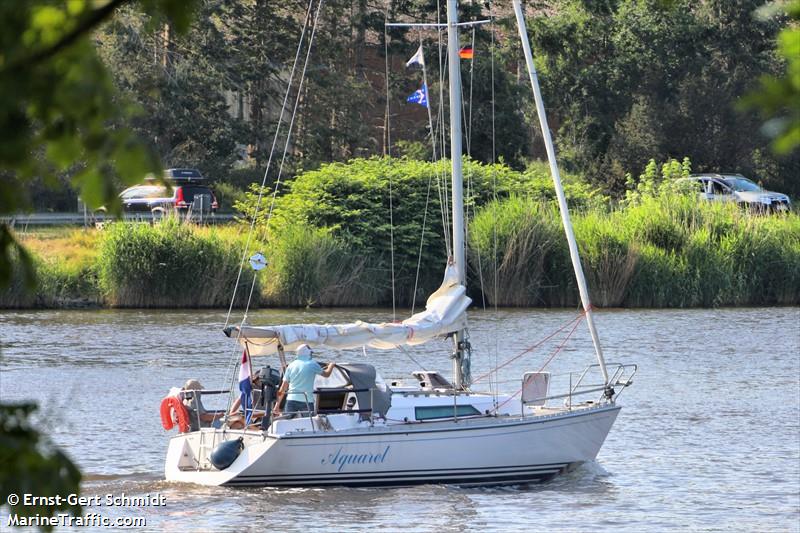 aquarel (Sailing vessel) - IMO , MMSI 244002156, Call Sign PF8298 under the flag of Netherlands
