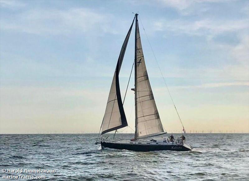 kalista (Sailing vessel) - IMO , MMSI 244030383, Call Sign PC9828 under the flag of Netherlands