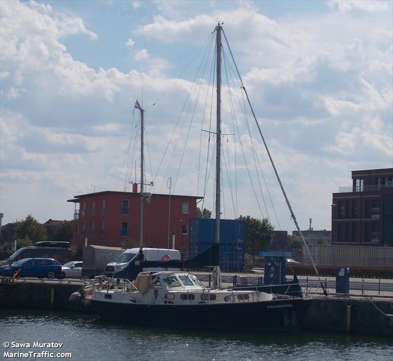 kraanvogel (Sailing vessel) - IMO , MMSI 244070416, Call Sign PD7761 under the flag of Netherlands