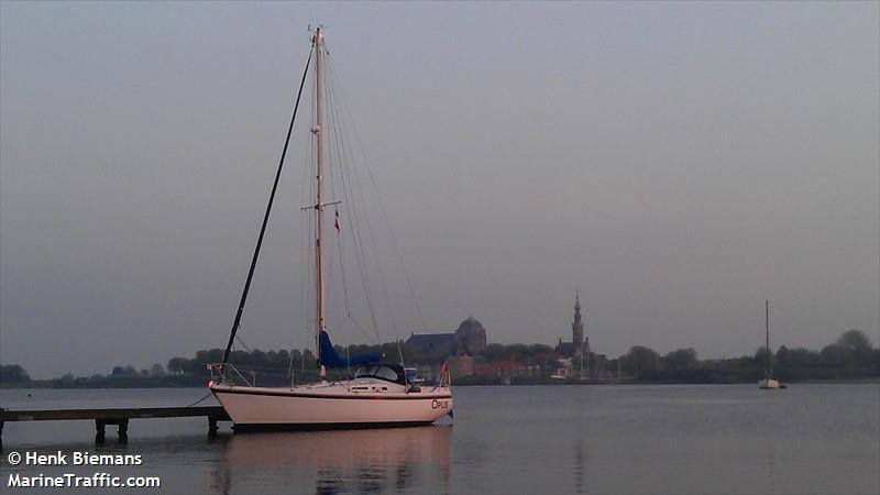 opus (Sailing vessel) - IMO , MMSI 244070961, Call Sign PC 6179 under the flag of Netherlands