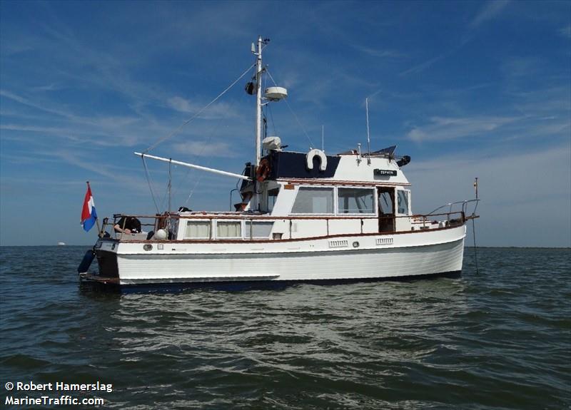 zephyr (Pleasure craft) - IMO , MMSI 244620857, Call Sign PF6170 under the flag of Netherlands