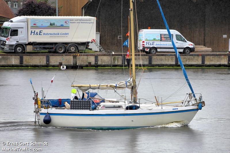 aura (Sailing vessel) - IMO , MMSI 244870924, Call Sign PI4256 under the flag of Netherlands