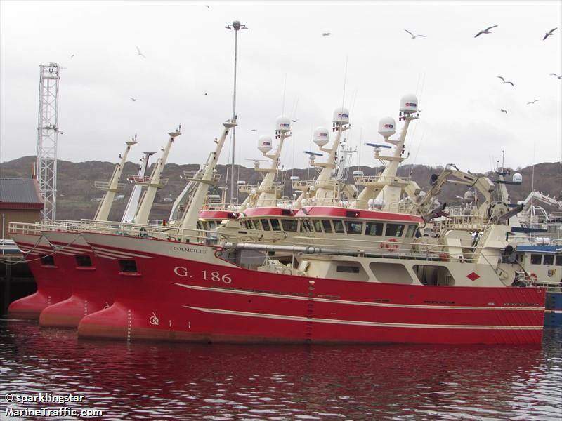 colmcille (Fishing Vessel) - IMO 9734226, MMSI 250003406, Call Sign EIQD8 under the flag of Ireland