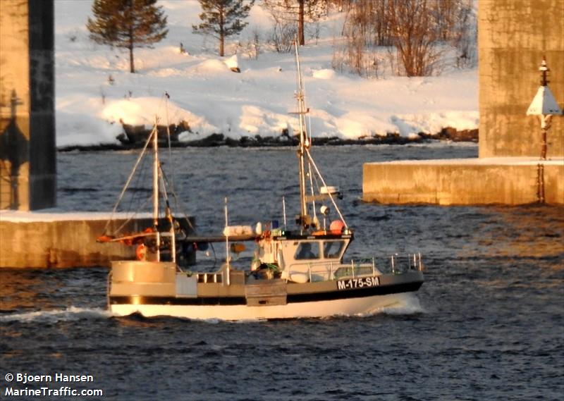 elin m175sm (Fishing vessel) - IMO , MMSI 257123720, Call Sign LK2413 under the flag of Norway