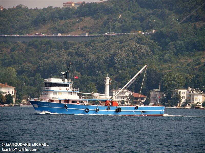 zoti ahmet reis 5 (Fishing vessel) - IMO , MMSI 271062095, Call Sign TCA2018 under the flag of Turkey