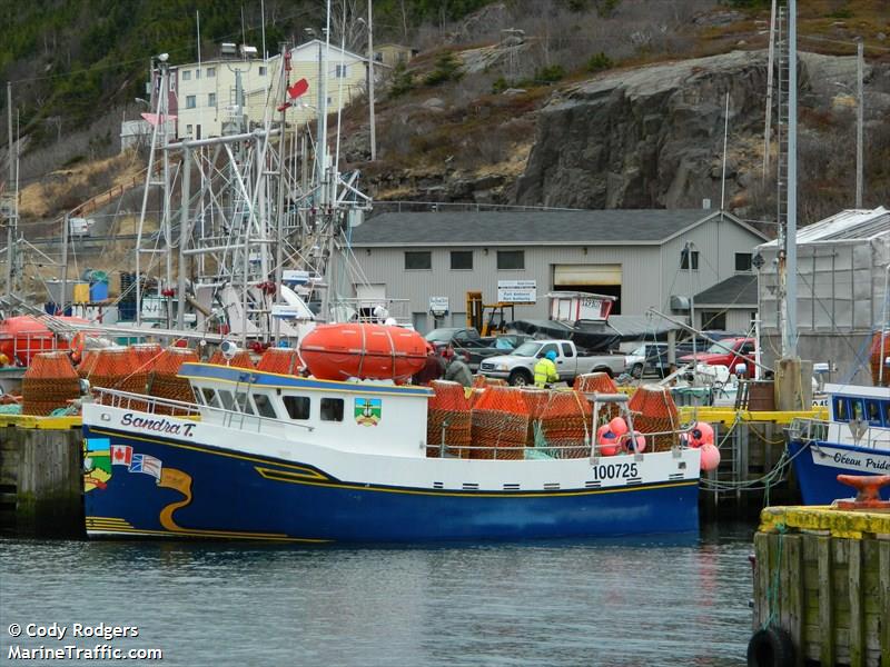 sandra t (Fishing vessel) - IMO , MMSI 316002559 under the flag of Canada