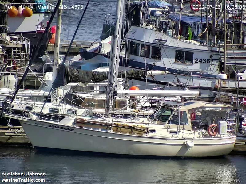 wind chaser (Sailing vessel) - IMO , MMSI 316018531 under the flag of Canada