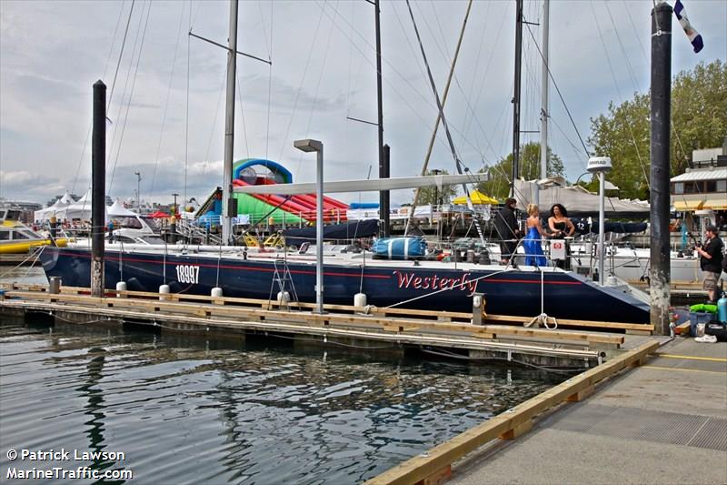 westerly (Pleasure craft) - IMO , MMSI 316022229, Call Sign CFA3407 under the flag of Canada