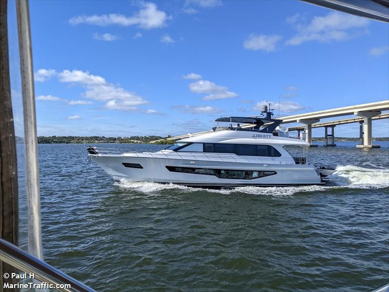 liberty (Pleasure craft) - IMO , MMSI 368158340, Call Sign WDL7236 under the flag of United States (USA)