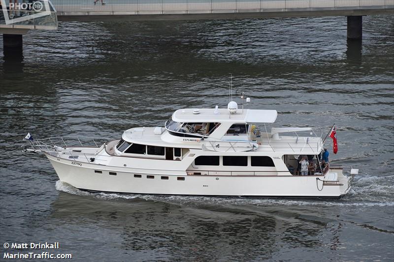 explorer 1 (Pleasure craft) - IMO , MMSI 503648500, Call Sign ZZ779Q under the flag of Australia