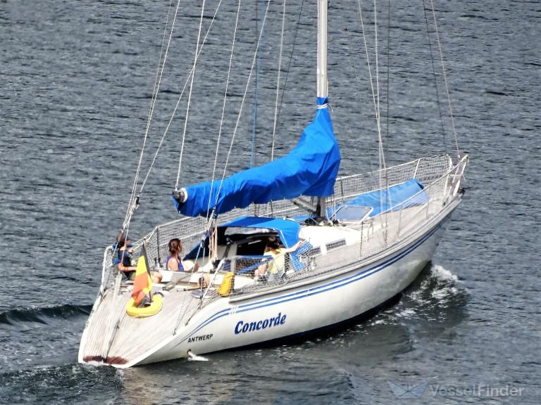 concorde (Sailing vessel) - IMO , MMSI 205397800, Call Sign OS3978 under the flag of Belgium