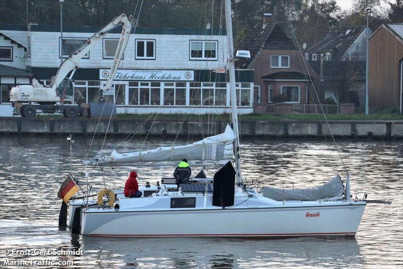 gaudi (Sailing vessel) - IMO , MMSI 211133640, Call Sign DB2821 under the flag of Germany