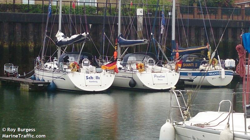 scholli (Sailing vessel) - IMO , MMSI 211435110, Call Sign DFQE2 under the flag of Germany