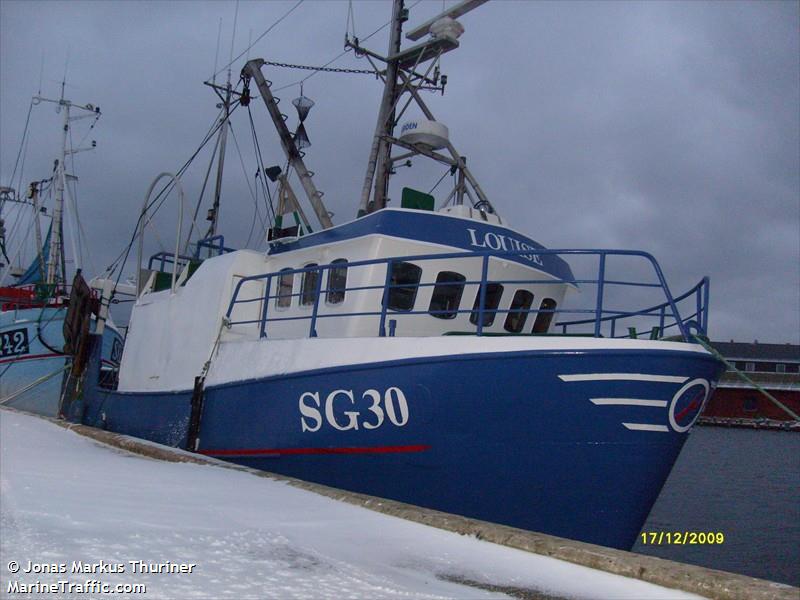 christina mortensen (Fishing vessel) - IMO , MMSI 219012511, Call Sign OX2103 under the flag of Denmark
