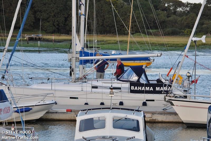 bahama mama (Sailing vessel) - IMO , MMSI 235085967, Call Sign 2EKU6 under the flag of United Kingdom (UK)