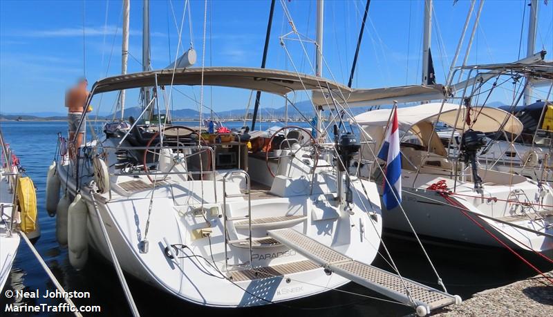 paradiso (Pleasure craft) - IMO , MMSI 244180065, Call Sign PF4876 under the flag of Netherlands