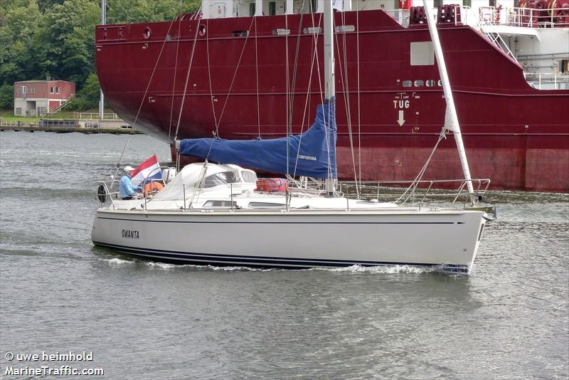 swanta (Sailing vessel) - IMO , MMSI 244615926, Call Sign PE101 under the flag of Netherlands
