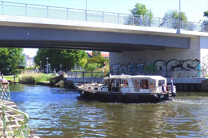 lobo (Pleasure craft) - IMO , MMSI 244770525, Call Sign PC2457 under the flag of Netherlands