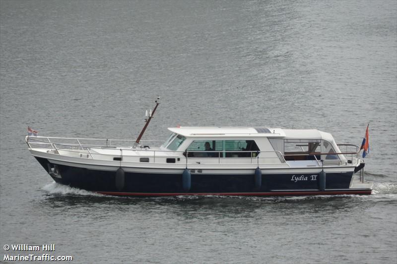 lydia 6 (Pleasure craft) - IMO , MMSI 244810149, Call Sign PI5164 under the flag of Netherlands