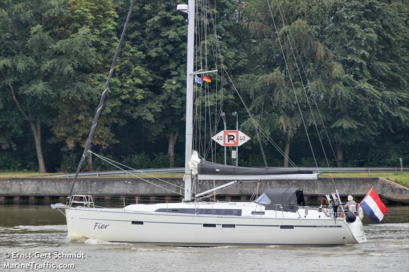 fier (Pleasure craft) - IMO , MMSI 244860629, Call Sign PC9021 under the flag of Netherlands