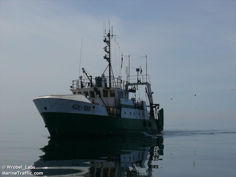 fv kol-188 (Fishing Vessel) - IMO 7931349, MMSI 261002370, Call Sign SQOH under the flag of Poland