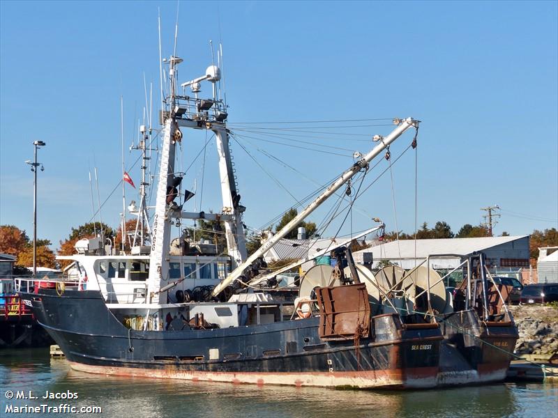 sea crest (Fishing vessel) - IMO , MMSI 316005669, Call Sign VG 3583 under the flag of Canada