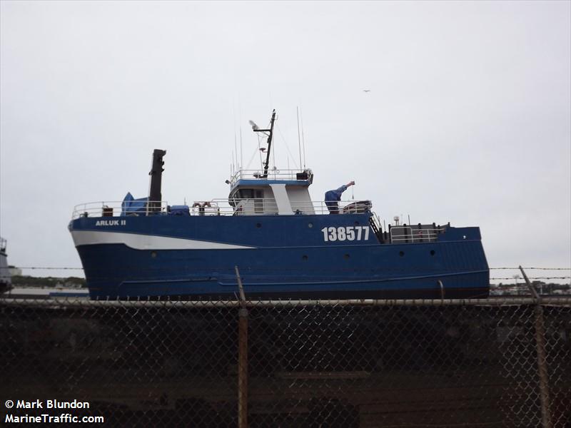 arluk ii (Fishing Vessel) - IMO 9071129, MMSI 316012240, Call Sign VONK under the flag of Canada